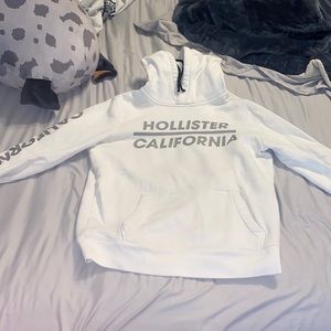Small white mens Hollister hoodie